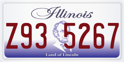 IL license plate Z935267