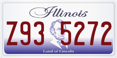 IL license plate Z935272