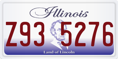 IL license plate Z935276