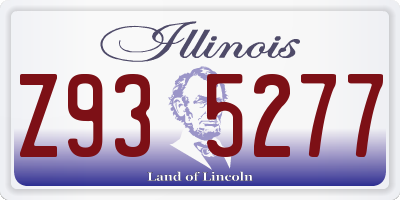 IL license plate Z935277