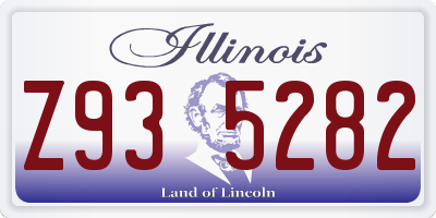 IL license plate Z935282