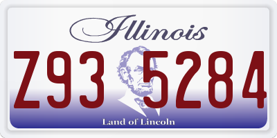 IL license plate Z935284