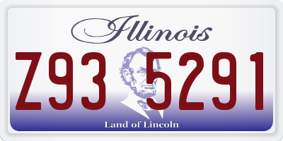 IL license plate Z935291