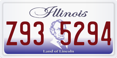 IL license plate Z935294