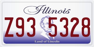 IL license plate Z935328