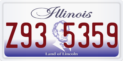 IL license plate Z935359