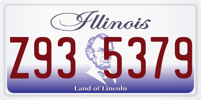 IL license plate Z935379