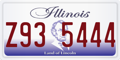 IL license plate Z935444
