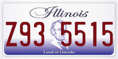 IL license plate Z935515
