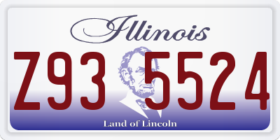 IL license plate Z935524