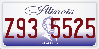 IL license plate Z935525