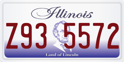 IL license plate Z935572