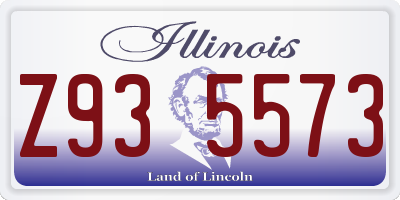 IL license plate Z935573