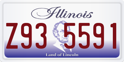 IL license plate Z935591