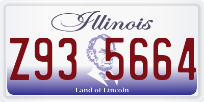 IL license plate Z935664