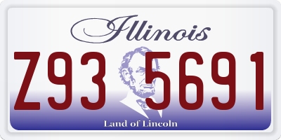 IL license plate Z935691