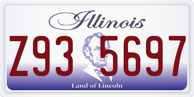 IL license plate Z935697