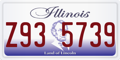 IL license plate Z935739