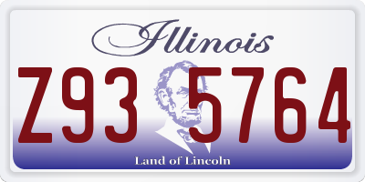 IL license plate Z935764
