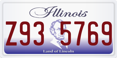 IL license plate Z935769