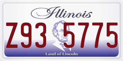 IL license plate Z935775