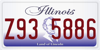 IL license plate Z935886