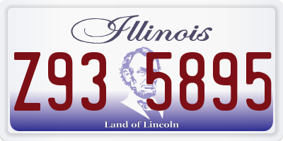 IL license plate Z935895
