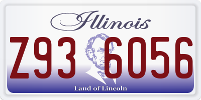 IL license plate Z936056