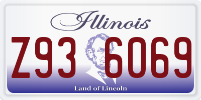 IL license plate Z936069