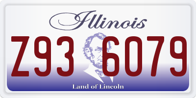 IL license plate Z936079