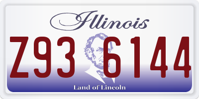 IL license plate Z936144