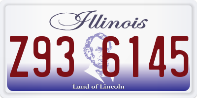 IL license plate Z936145