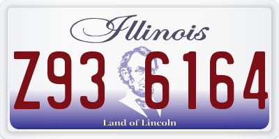 IL license plate Z936164