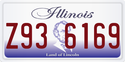 IL license plate Z936169