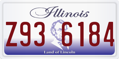 IL license plate Z936184