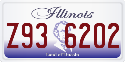 IL license plate Z936202