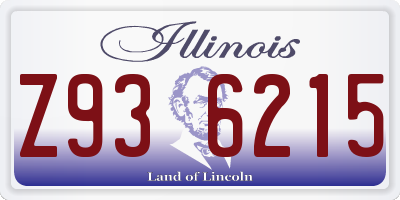 IL license plate Z936215