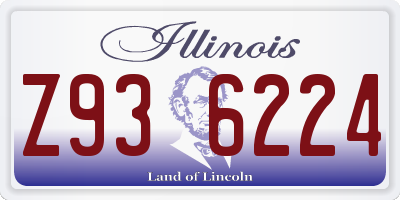 IL license plate Z936224