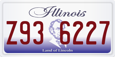 IL license plate Z936227