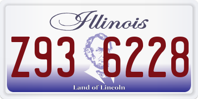 IL license plate Z936228