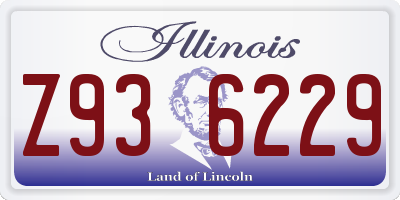 IL license plate Z936229