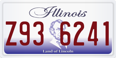 IL license plate Z936241