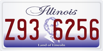 IL license plate Z936256