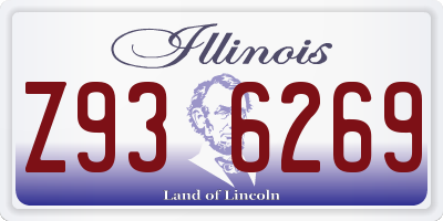 IL license plate Z936269