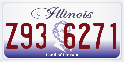 IL license plate Z936271