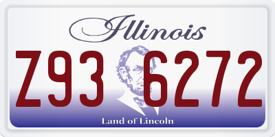 IL license plate Z936272