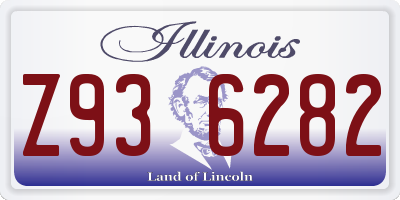 IL license plate Z936282