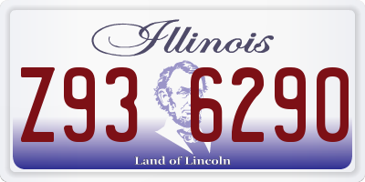 IL license plate Z936290