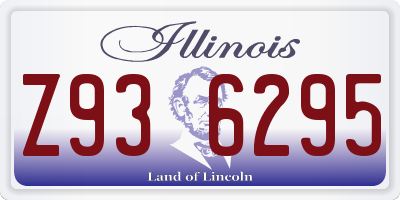 IL license plate Z936295