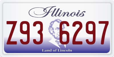 IL license plate Z936297